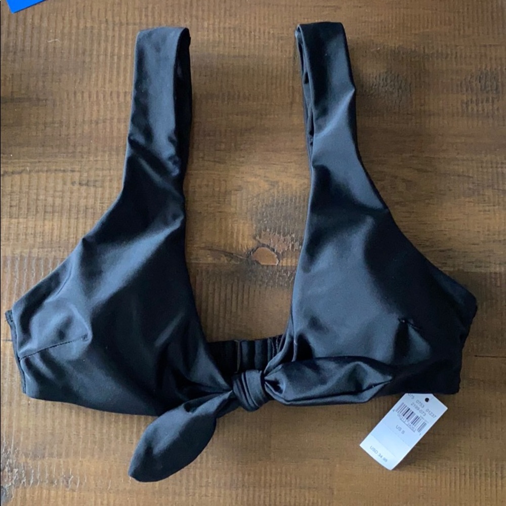 AE black Bikini top size small NWT